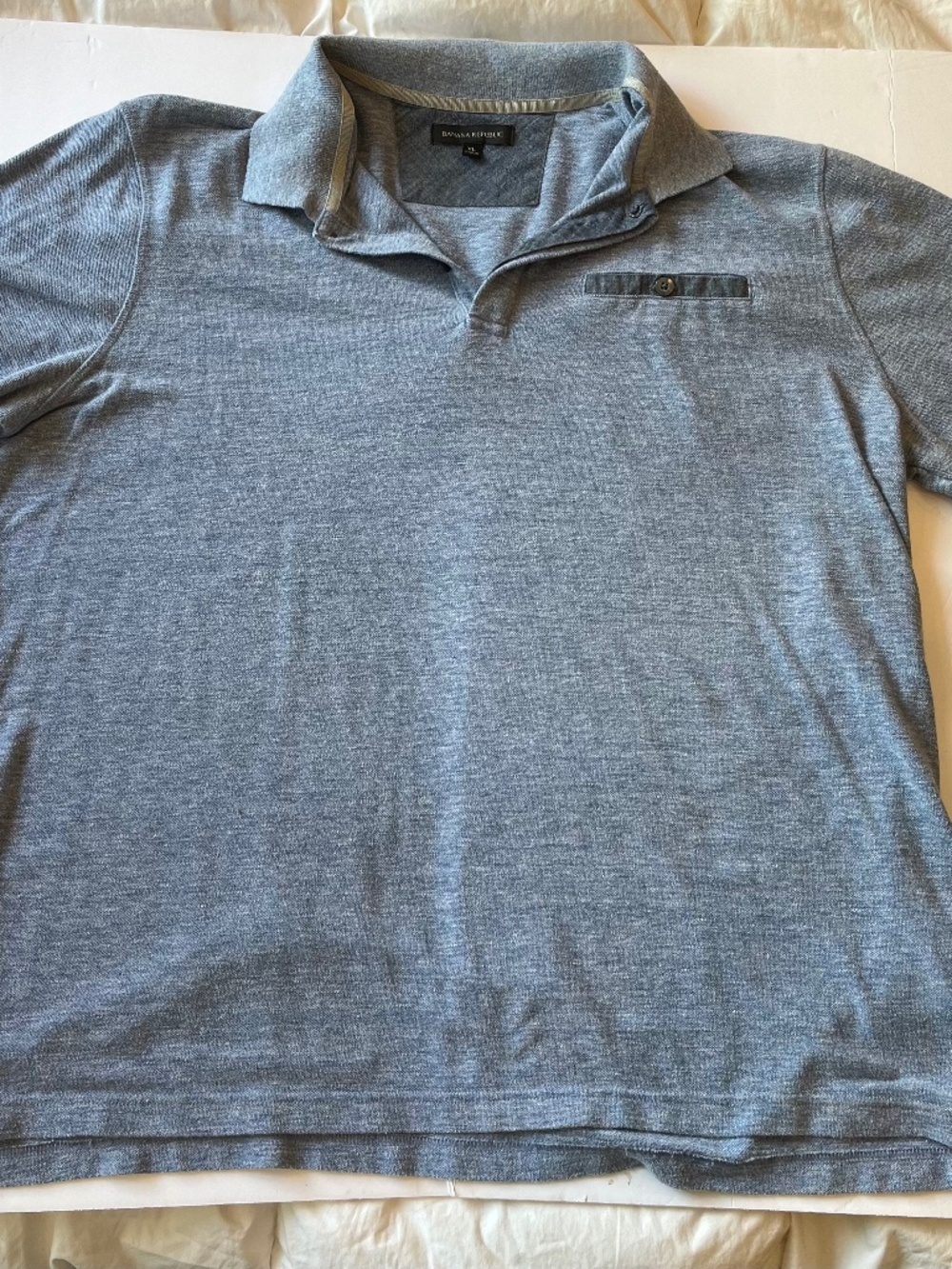 Blue banana republic men’s polo, XL